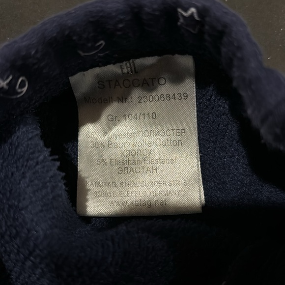 LAST CHANCE - Adorable unique EUC fleece leggings Size 104/110 - Picture 5 of 6